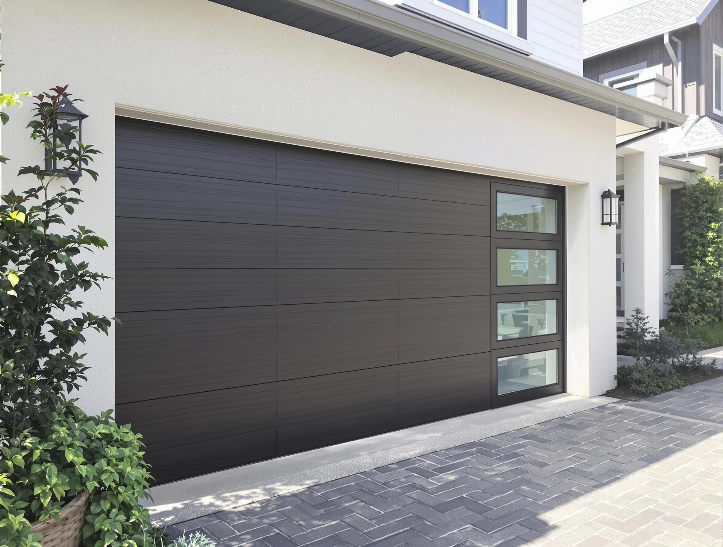 Custom garage door installation by West Windsor Garage Door Repair in West Windsor