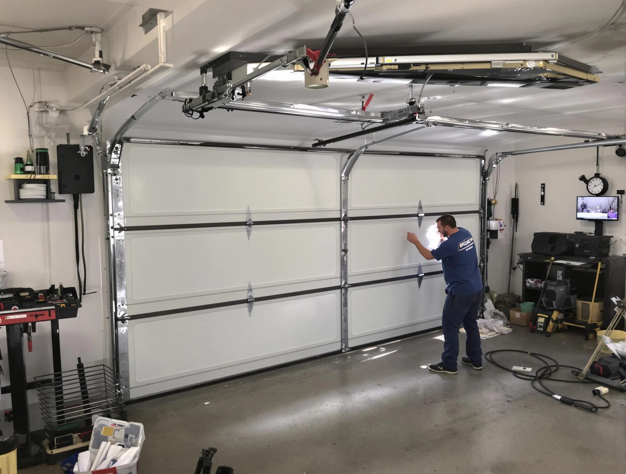 Professional garage door repair service by West Windsor Garage Door Repair in West Windsor