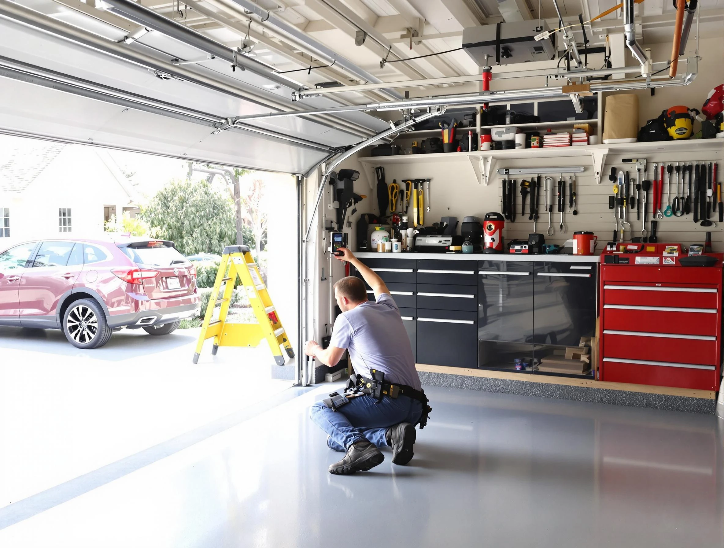 Local garage door repair service by West Windsor Garage Door Repair in West Windsor