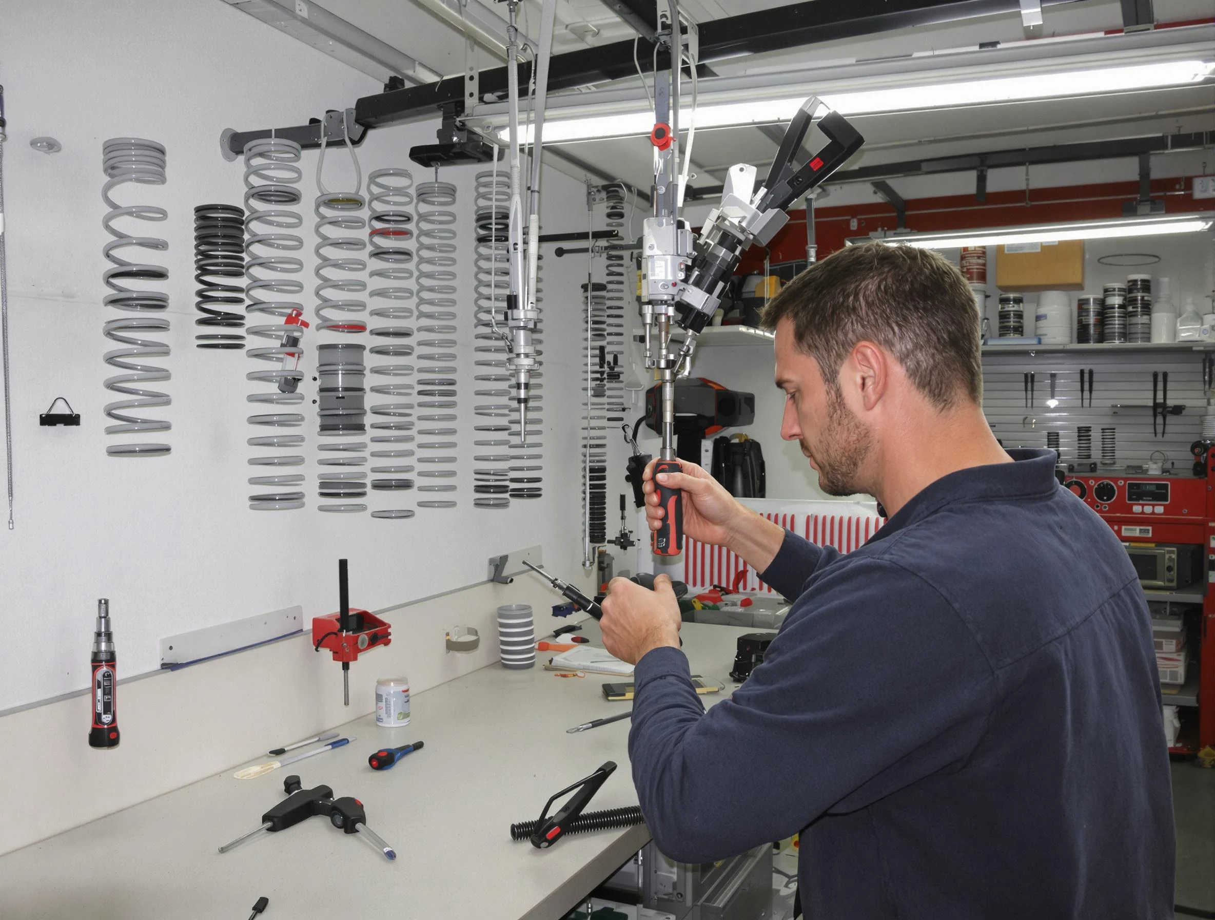 West Windsor Garage Door Repair safety certified technician performing precision spring replacement in West Windsor
